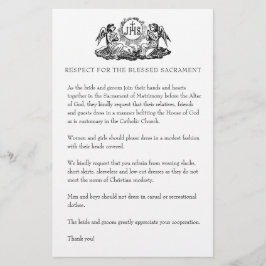 Papelaria Casamento católico - Desenho modesto da Igreja par