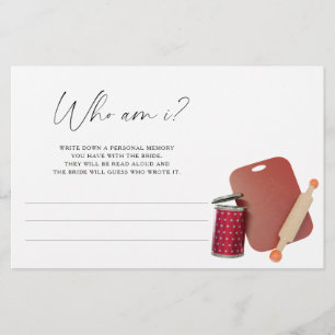 Papelaria Casamento na cozinha - Quem sou eu jogo de chá de
