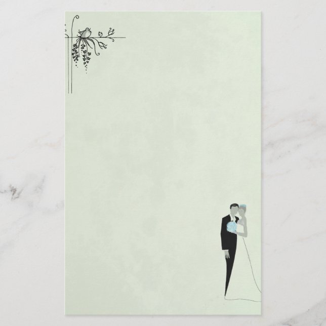 Papelaria Casamento Verde Suave (Frente)