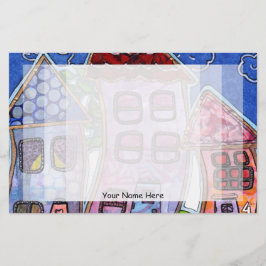 Papelaria Casas Coloridas Funky