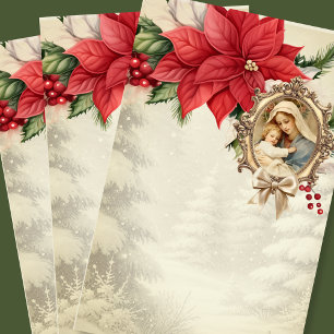 Papelaria Católica Mary Jesus Poinsettias