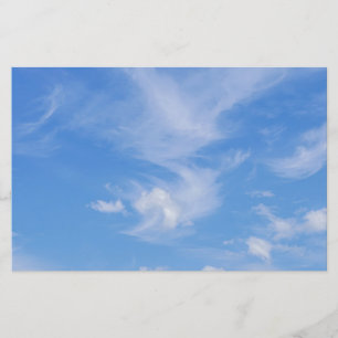 Papelaria Céu Azul com Nuvens Sabedoras