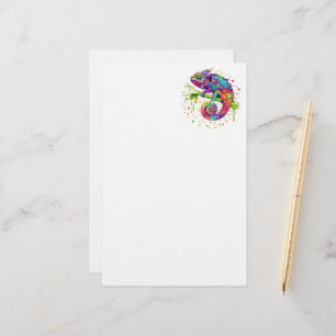 Papelaria Chameleon Paint mantém estilo aquarela