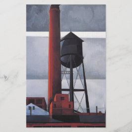 Papelaria Chaminés e Torre de Água (por Charles Demuth)
