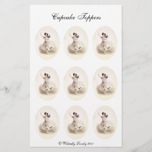 Papelaria Chapéus de coco feericamente do cupcake da