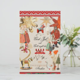 Papelaria Charming Scandinavian Folk Christmas Wallpaper – V