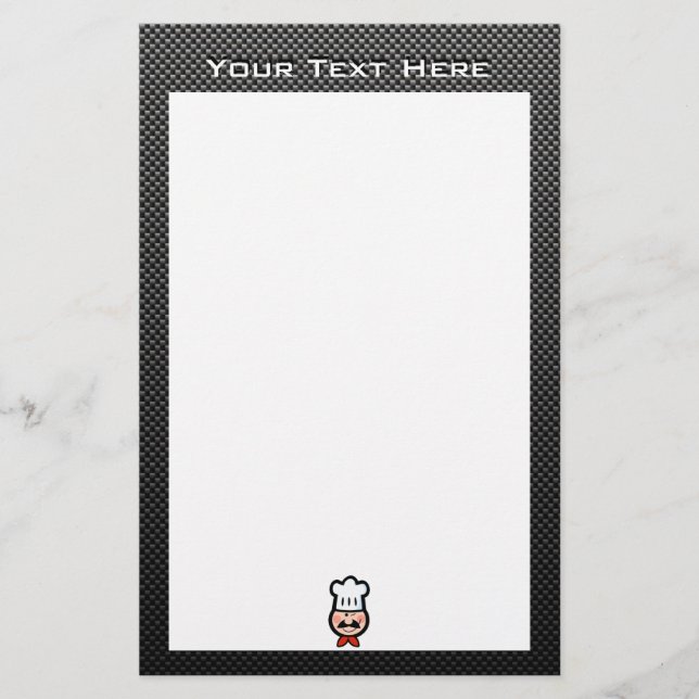 Papelaria Chef elegante (Frente)