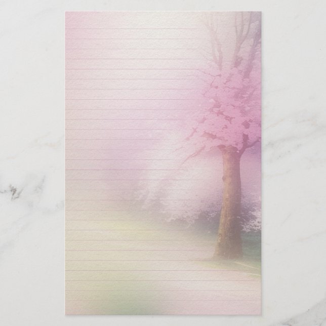 Papelaria Cherry Blossom Scrapbook Ephemera & Papel de carta (Frente)