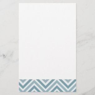 Papelaria Chevron Azul