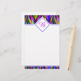 Papelaria Chevron tribal brilhante