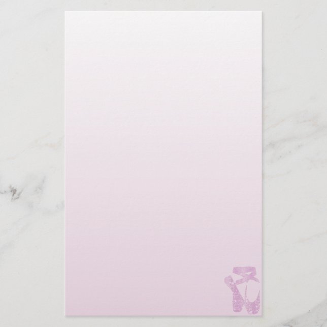 Papelaria chinelos cor-de-rosa (Frente)