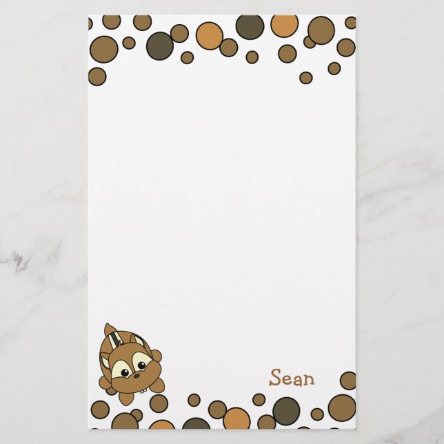 Papelaria Chipmunk Cutie (Frente)
