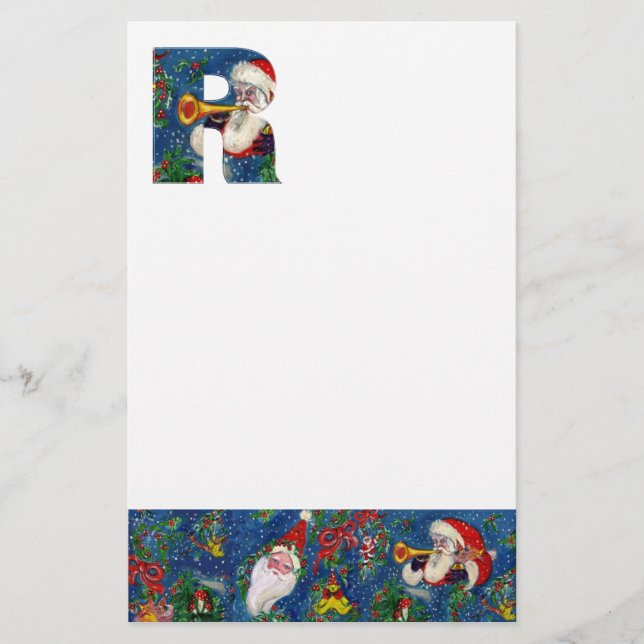 PAPELARIA CHRISTMAS R LETTER / SANTA CLAUS BUGLRAR (Frente)
