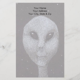 Papelaria Cinza alienígena