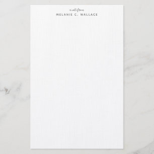 Papelaria Cinzas de Smokey Elegante Moderno Personalizadas