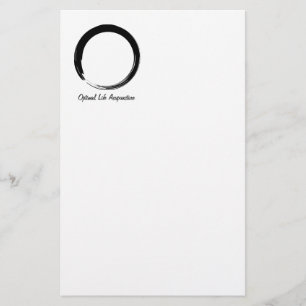 Papelaria Círculo do zen com logotipo v3