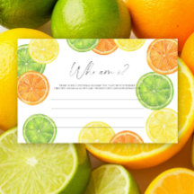 Citrus - Quem sou eu jogo para chá de noiva