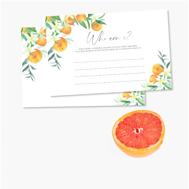 Papelaria Citrus - Quem sou eu jogo para chá de noiva (Criador carregado)