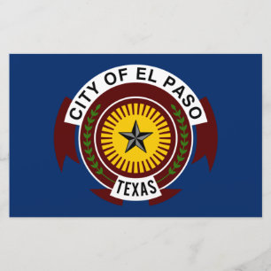 Papelaria City Flag de El Paso (Texas)