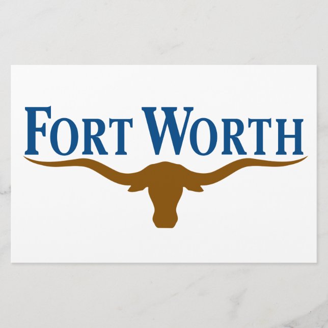 Papelaria City Flag of Fort Worth (Texas) (Frente)