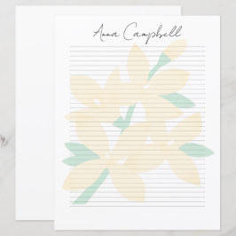 Papelaria Clássica com Monograma Elegante em Scrip