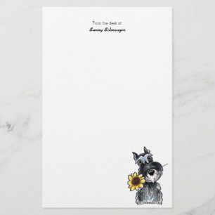 Papelaria Clássico ensolarado do Schnauzer