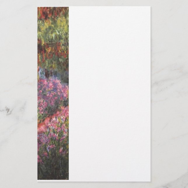 Papelaria Claude Monet // Jardim em Giverny (Frente)