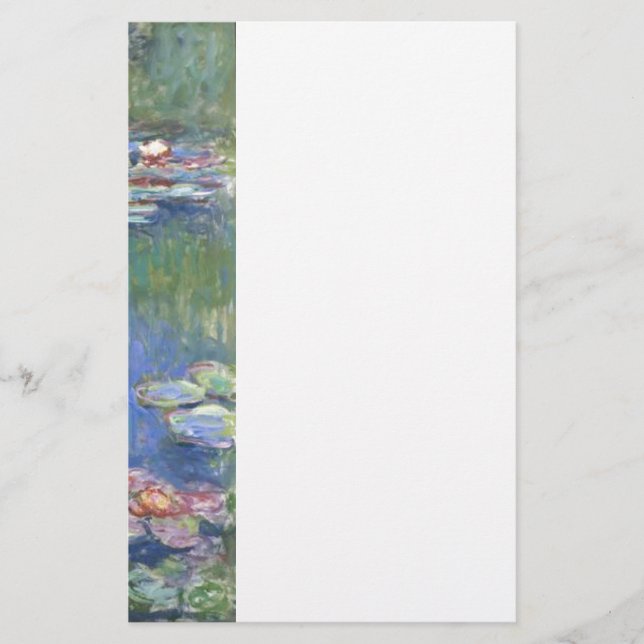 Papelaria Claude Monet // Lírios De Água (Frente)