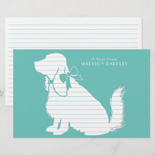 Papelaria Cocker Spaniel Dog Puppy