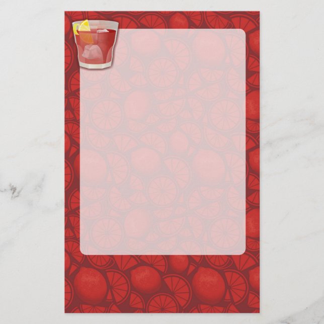 Papelaria cocktail americano (Frente)