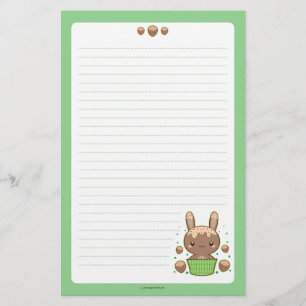 Papelaria Coelho da trufa da avelã