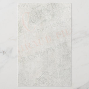 Papelaria Colagem de Anúncio Parisiense de Papel Vintage Des