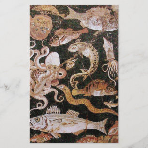 PAPELARIA COLEÇÃO POMPEII / OCEANO - CENA DE VIDA MARINHA