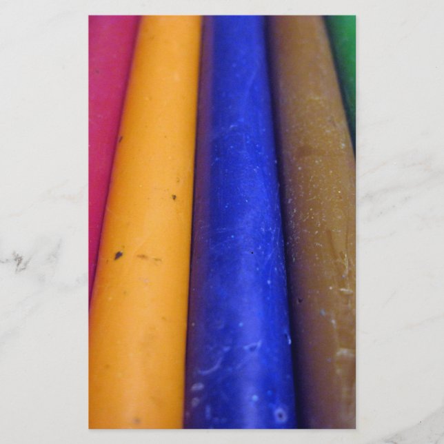 Papelaria Colorida Crayons (Frente)