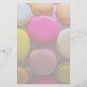 Papelaria Colorida Macarons, deserto assado