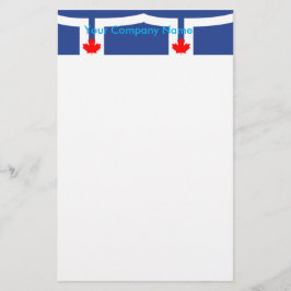 Papelaria com a Bandeira de Toronto, Canadá