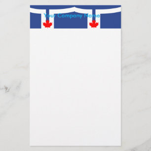 Papelaria com a Bandeira de Toronto, Canadá