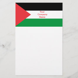 Papelaria com bandeira da Palestina