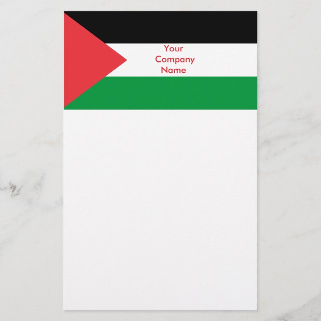 Papelaria com bandeira da Palestina (Frente)