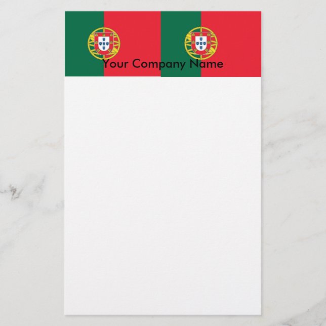Papelaria com Bandeira de Portugal (Frente)