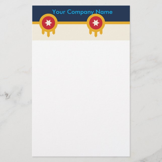 Papelaria com Bandeira de Tulsa, Oklahoma (Frente)