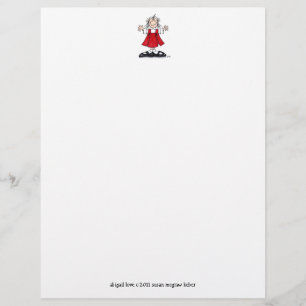 papelaria com cabeçalho de carta de amor de abigai