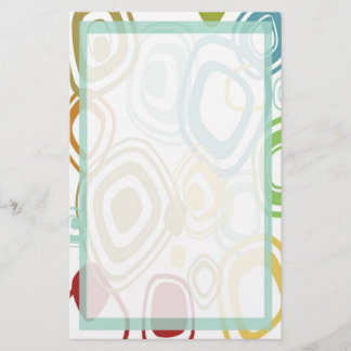 Papelaria com Estampa Retro Funky