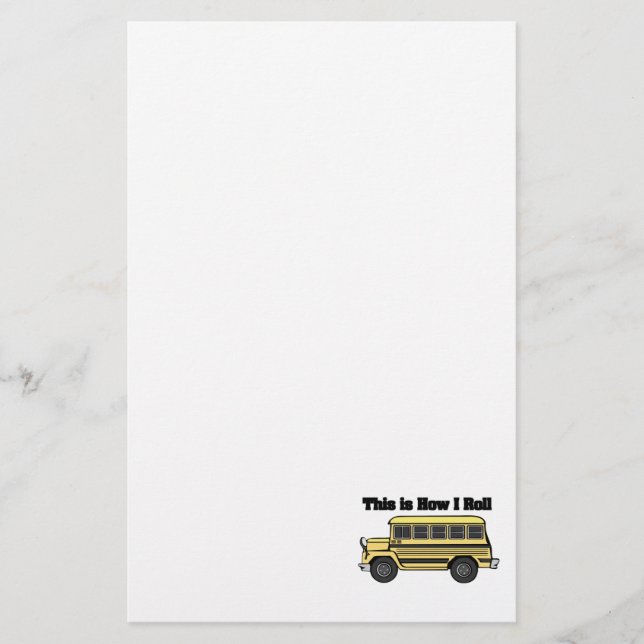 Papelaria Como eu faço (ônibus escolar) (Frente)