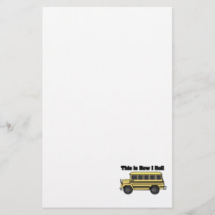 Papelaria Como eu rolo (ônibus escolar)