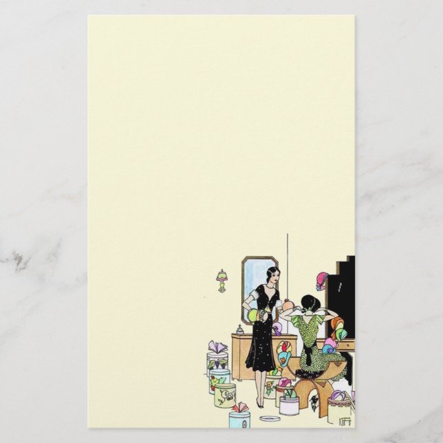 Papelaria Comprando chapéus (Frente)