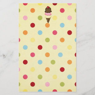 Papelaria cone do sorvete