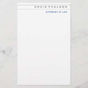 Papelaria Consultor Preto Branco Profissão Advogado