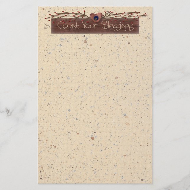 Papelaria Conte a sua carta de bençãos (Frente)