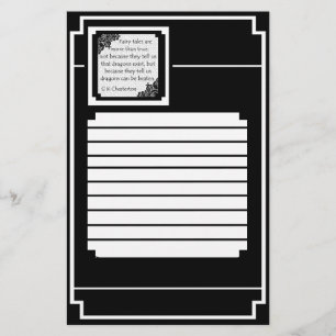 Papelaria Contos de fadas… Papel de carta